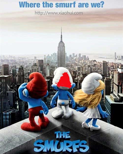 配图: 蓝精灵, 3d 蓝精灵, The Smurfs