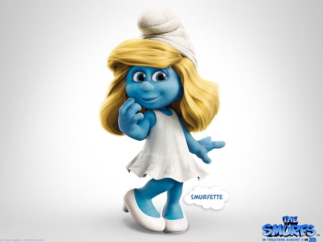 配图: 蓝精灵的妈妈到哪去了? 蓝妈妈, 蓝精灵, 3d 蓝精灵, The Smurfs